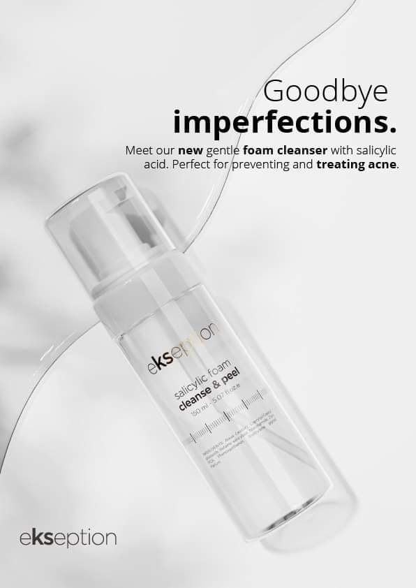 Salicylic foam cleanser