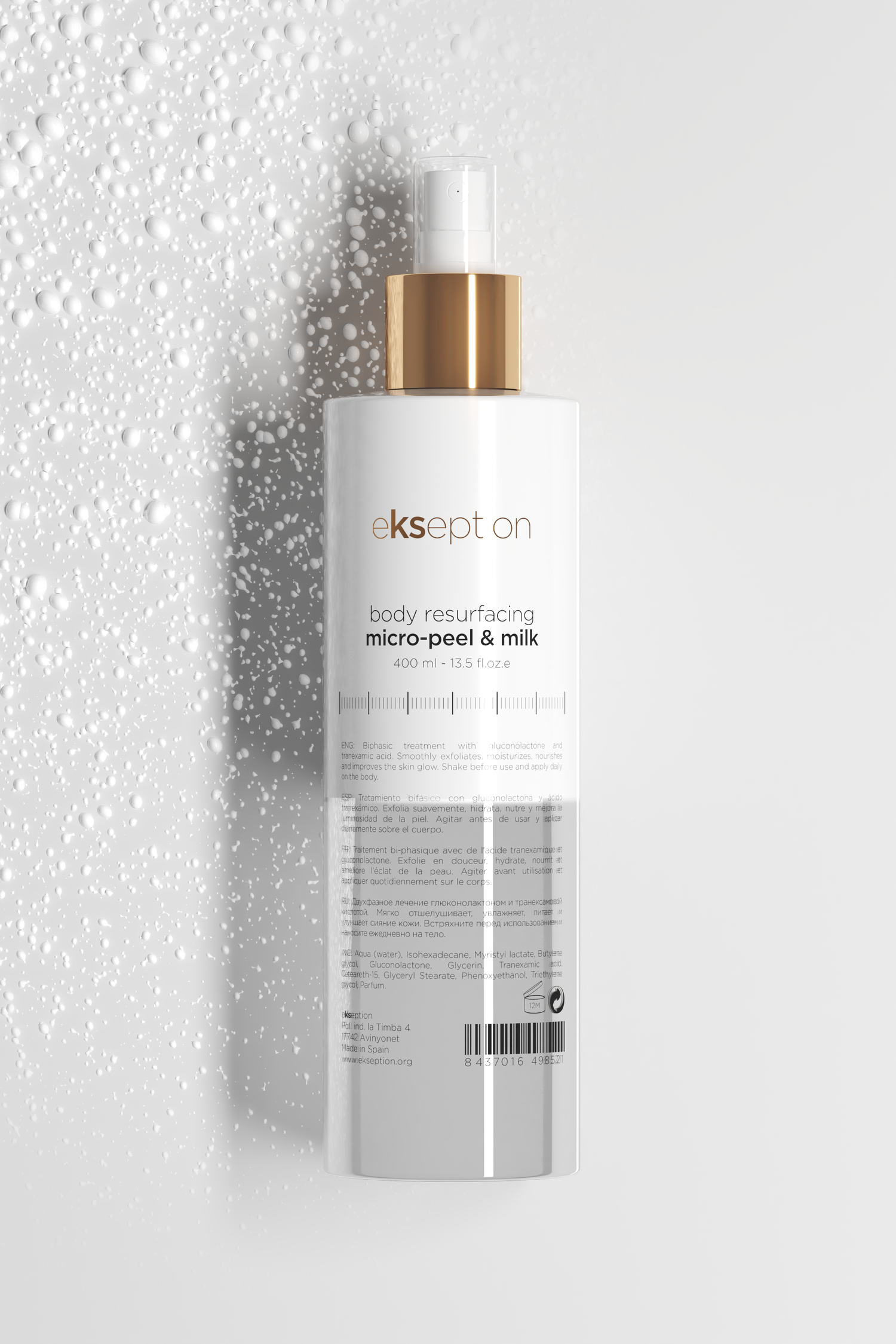 Body resurfacing peel & milk