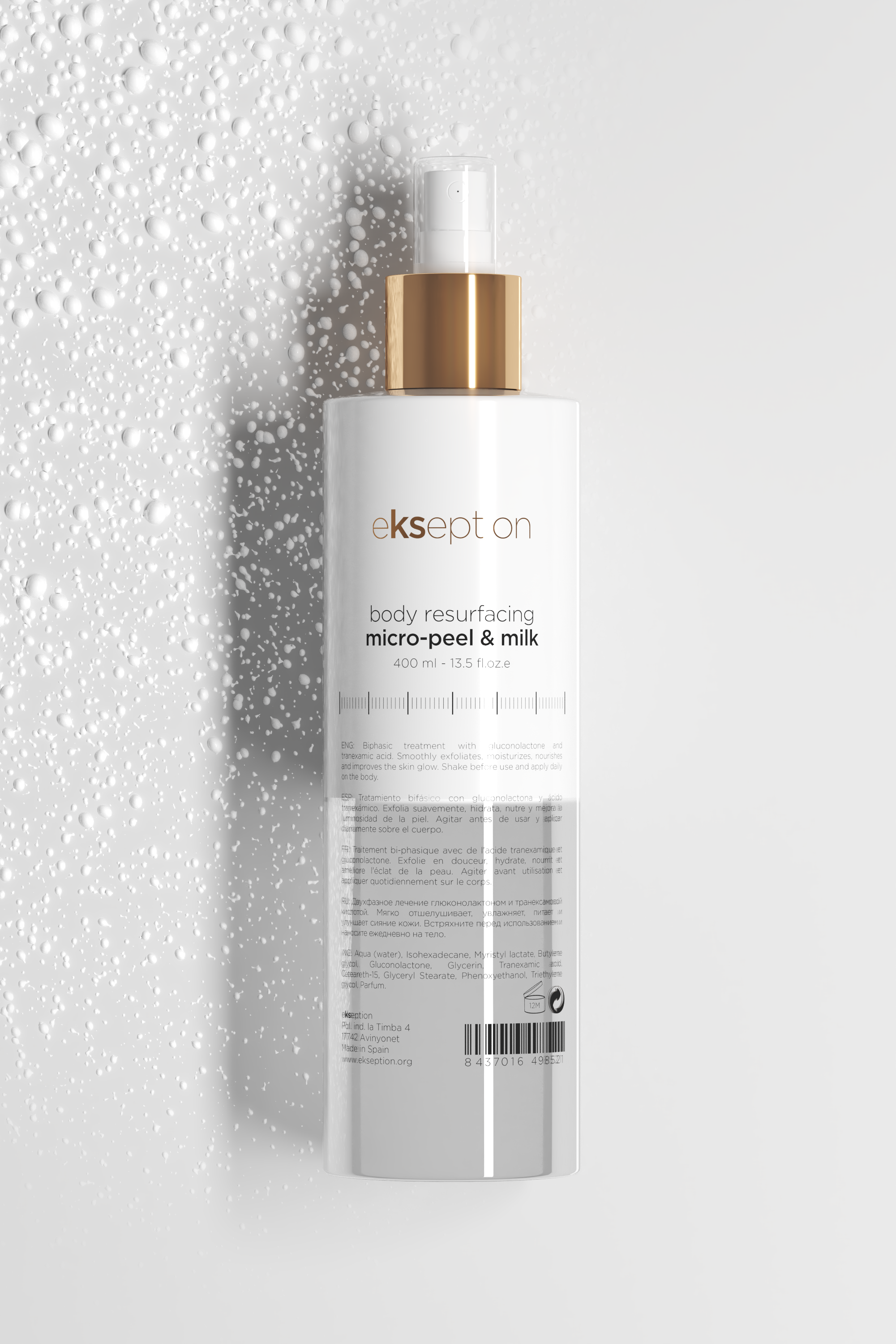 Body resurfacing peel & milk