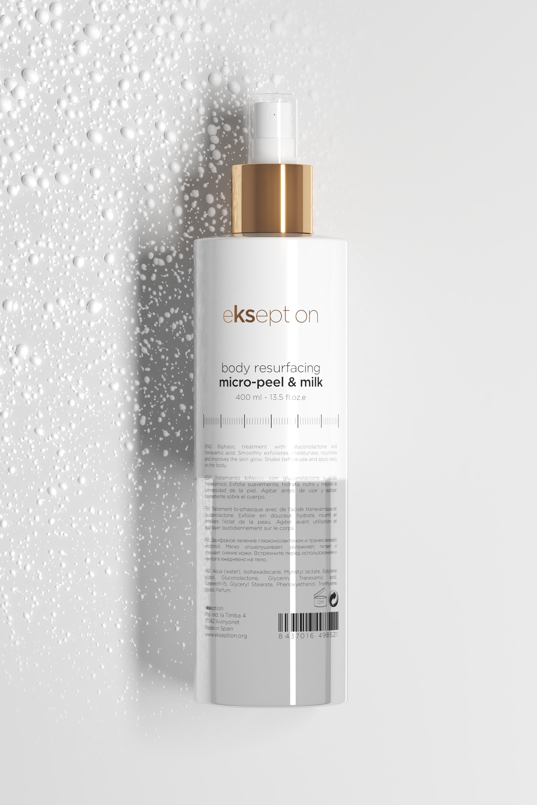 Body resurfacing peel & milk
